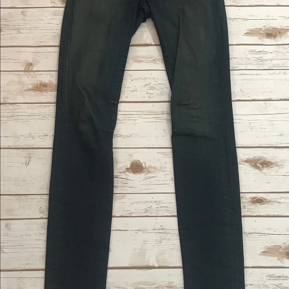 Helmut Lang Skinny Jeans Knee Dart Blue 25 - Picture 3 of 8